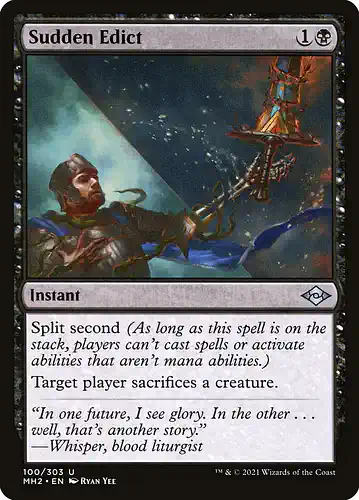 Sudden Edict - mh2 Spoiler