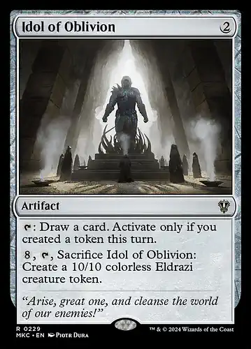 Idol of Oblivion - mkc Spoiler