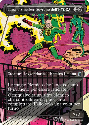 Baron Strucker, HYDRA Overlord - msh Spoiler