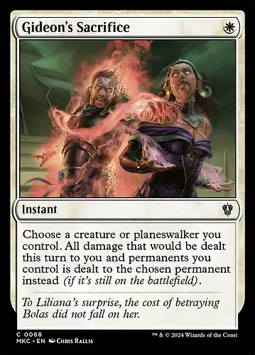 Gideon's Sacrifice - mkc Spoiler