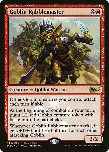 Goblin Rabblemaster - m15 Spoiler