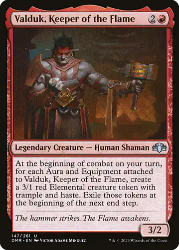 Valduk, Keeper of the Flame - dmr Spoiler