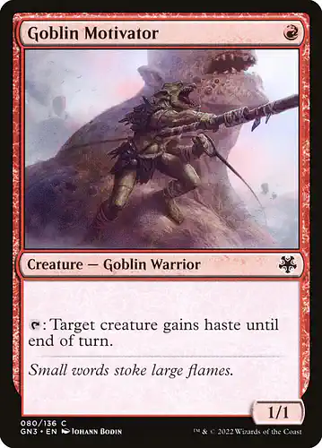 Goblin Motivator - gn3 Spoiler