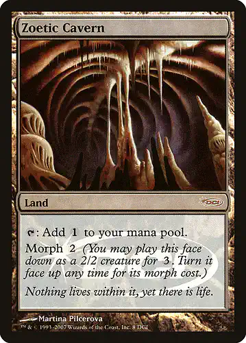 Zoetic Cavern - dci Spoiler