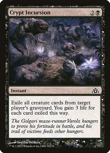 Crypt Incursion - dgm Spoiler