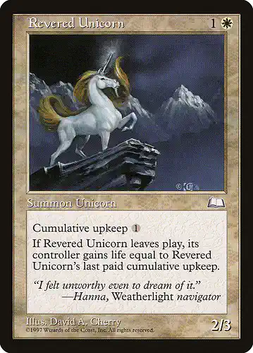 Revered Unicorn - wth Spoiler