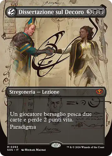 Decorum Dissertation - sos Spoiler