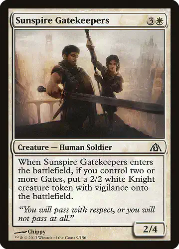 Sunspire Gatekeepers - dgm Spoiler