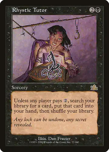 Rhystic Tutor - pcy Spoiler