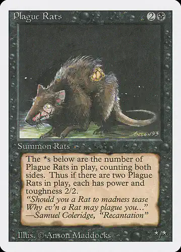 Plague Rats - 3ed Spoiler