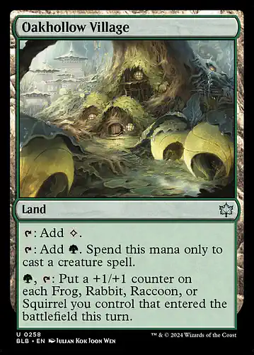 Oakhollow Village - blb Spoiler
