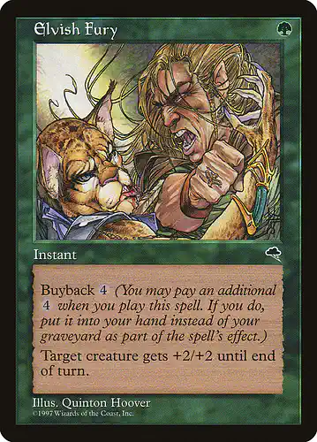 Elvish Fury - tmp Spoiler