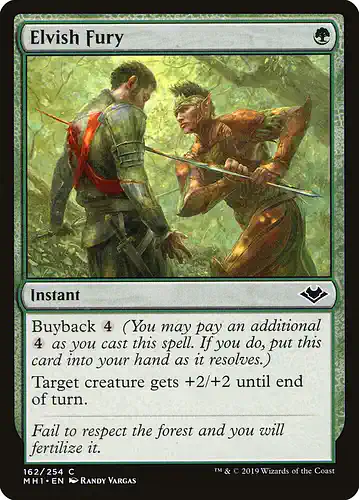 Elvish Fury - mh1 Spoiler