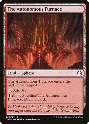 The Autonomous Furnace - one Spoiler
