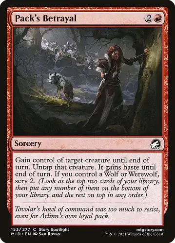 Pack's Betrayal - mid Spoiler