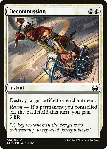 Decommission - aer Spoiler