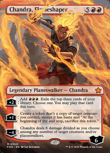 Chandra, Flameshaper - fdn Spoiler