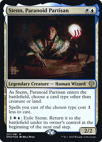 Stenn, Paranoid Partisan - dmu Spoiler