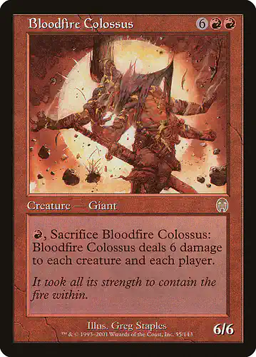 Bloodfire Colossus - apc Spoiler