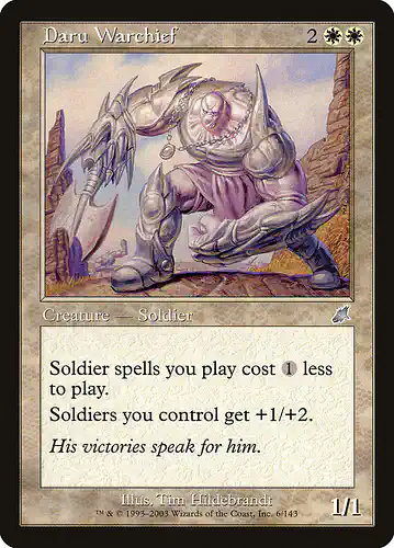 Daru Warchief - scg Spoiler