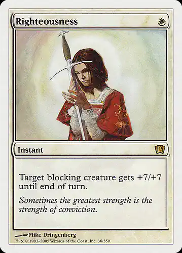 Righteousness - 9ed Spoiler