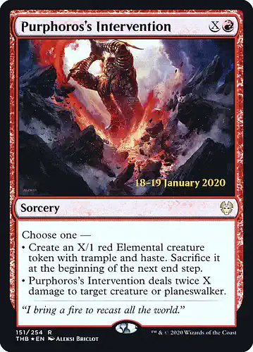Purphoros's Intervention - thb Spoiler
