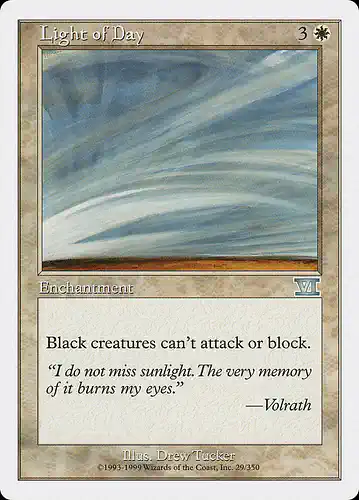 Light of Day - 6ed Spoiler