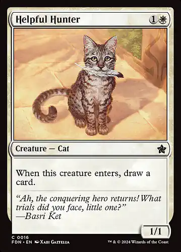 Helpful Hunter - fdn Spoiler