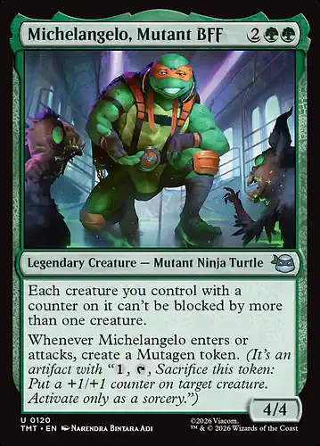 Michelangelo, Mutant BFF - tmt Spoiler