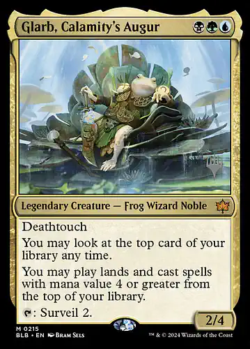 Glarb, Calamity's Augur - blb Spoiler