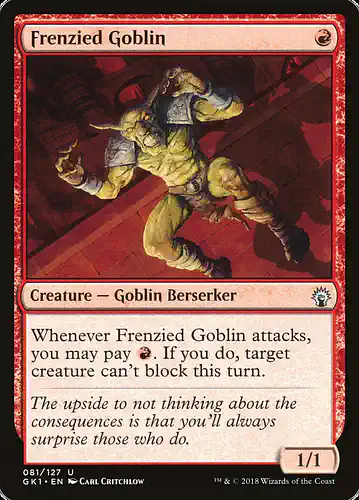 Frenzied Goblin - gk1 Spoiler