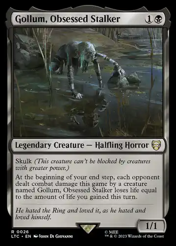 Gollum, Obsessed Stalker - ltc Spoiler