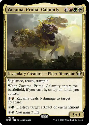 Zacama, Primal Calamity - cmm Spoiler