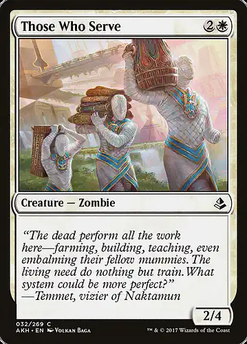 Those Who Serve - akh Spoiler