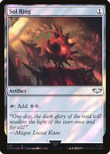 Sol Ring - 40k Spoiler