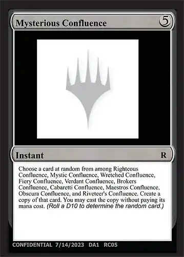 Mysterious Confluence - unk Spoiler