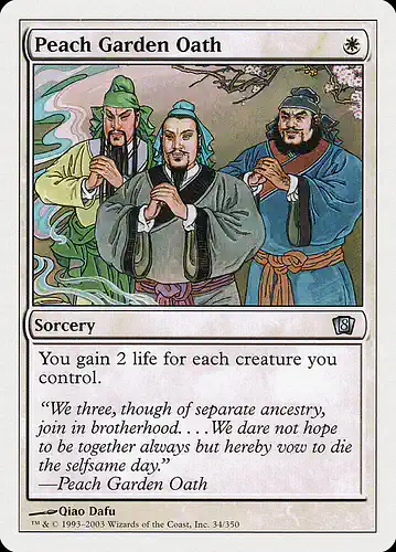 Peach Garden Oath - 8ed Spoiler