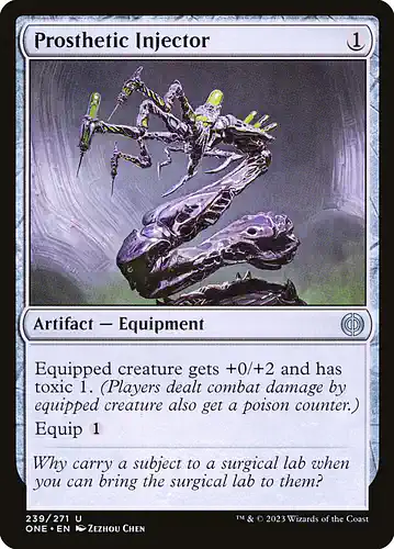 Prosthetic Injector - one Spoiler