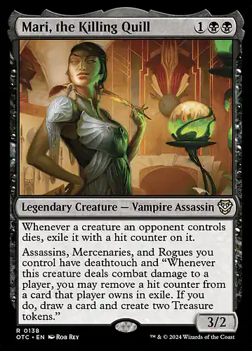 Mari, the Killing Quill - otc Spoiler