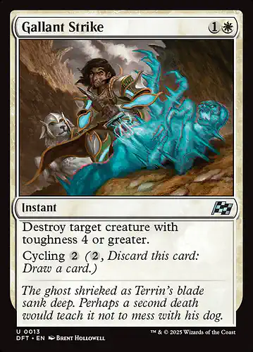 Gallant Strike - dft Spoiler