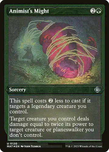 Animist's Might - mat Spoiler