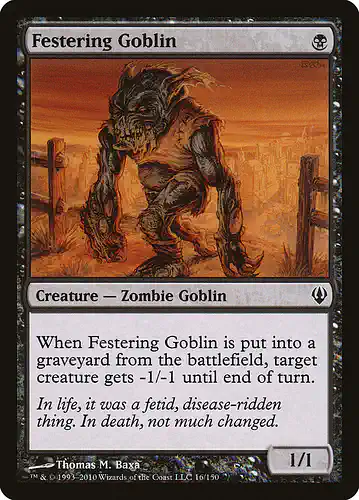 Festering Goblin - arc Spoiler