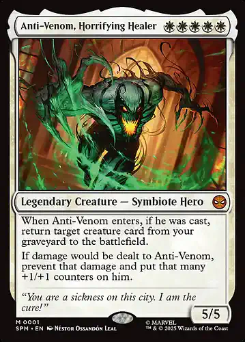 Anti-Venom, Horrifying Healer - spm Spoiler