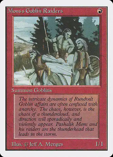 Mons's Goblin Raiders - 2ed Spoiler