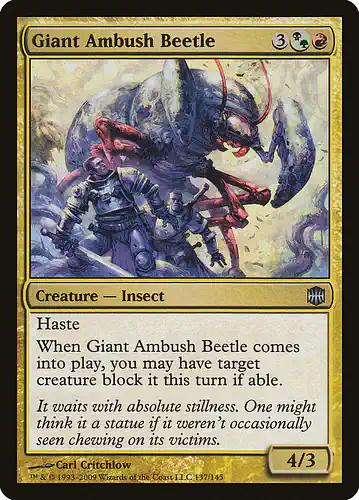 Giant Ambush Beetle - arb Spoiler
