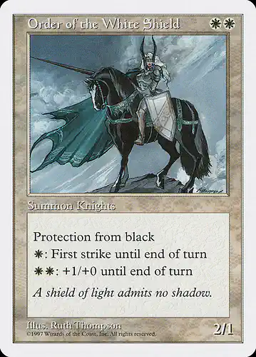 Order of the White Shield - 5ed Spoiler