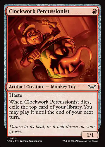 Clockwork Percussionist - dsk Spoiler
