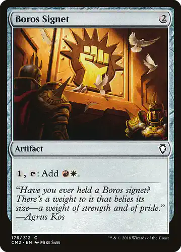 Boros Signet - cm2 Spoiler