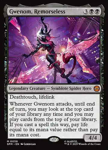 Gwenom, Remorseless - spm Spoiler