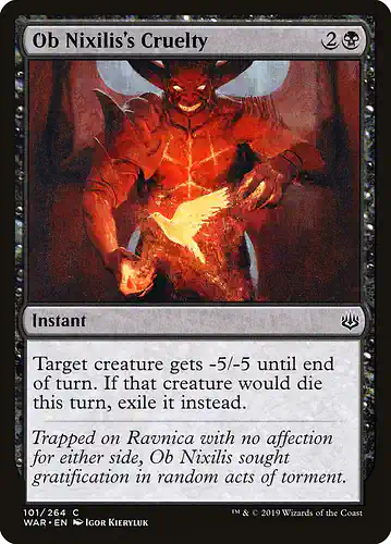 Ob Nixilis's Cruelty - war Spoiler